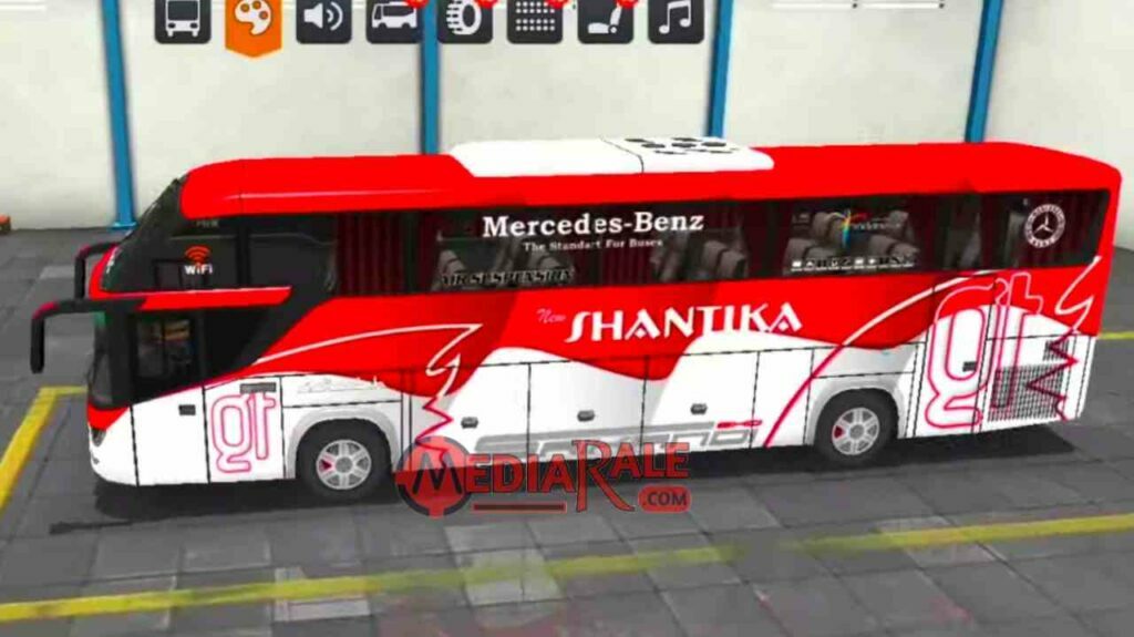 Livery BUSSID SHD New Shantika