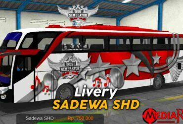 Livery BUSSID Sadewa SHD