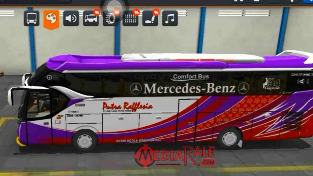 Livery Arjuna XHD Putra Raflesia