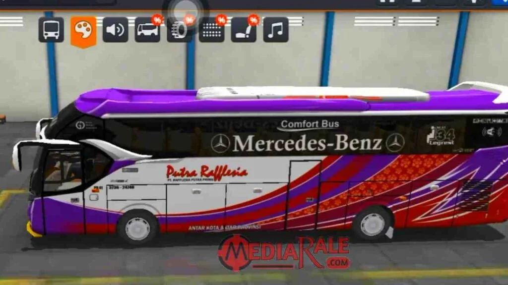 Livery Arjuna XHD Putra Raflesia