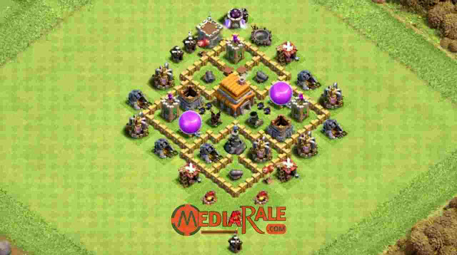 Base COC TH 5 Base COC TH 5, formasi coc th 5, tata letak coc th 5