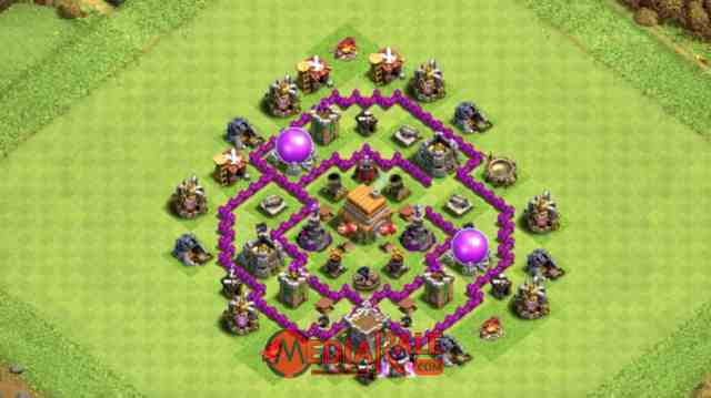 Base COC TH 6 Base COC TH 6, formasi coc th 6, tata letak coc th 6