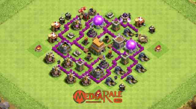 Base COC TH 6 Base COC TH 6, formasi coc th 6, tata letak coc th 6