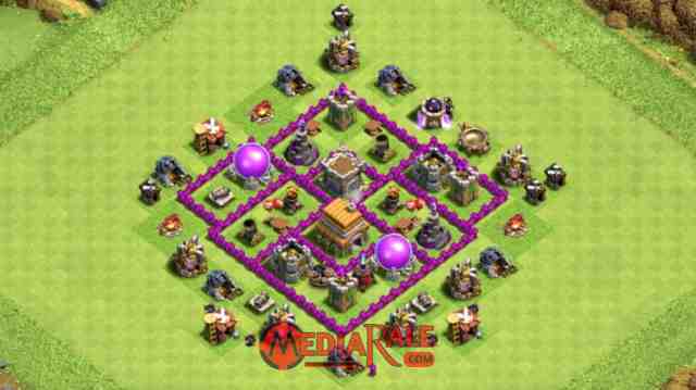 Base COC TH 6 Base COC TH 6, formasi coc th 6, tata letak coc th 6