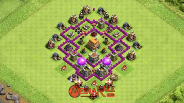 Base COC TH 6 Base COC TH 6, formasi coc th 6, tata letak coc th 6