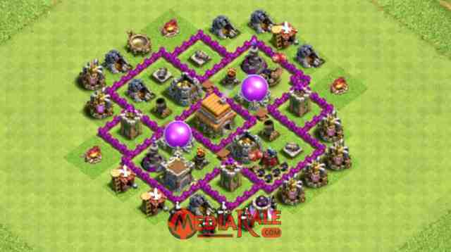 Base COC TH 6 Base COC TH 6, formasi coc th 6, tata letak coc th 6