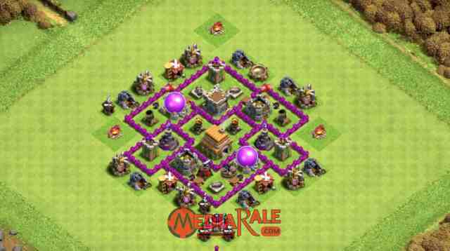 Base COC TH 6 Base COC TH 6, formasi coc th 6, tata letak coc th 6