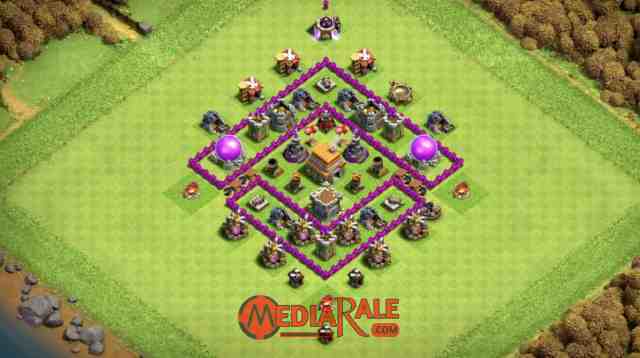 Base COC TH 6 Base COC TH 6, formasi coc th 6, tata letak coc th 6