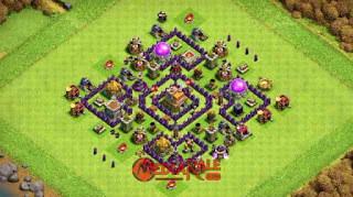 Base COC TH 7, formasi coc th 7, tata letak coc th 7