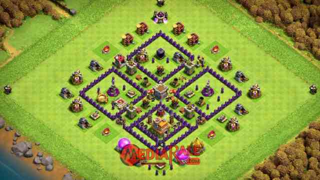 Base COC TH 7 Base COC TH 7, formasi coc th 7, tata letak coc th 7