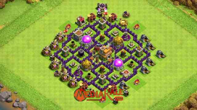 Base COC TH 7 Base COC TH 7, formasi coc th 7, tata letak coc th 7
