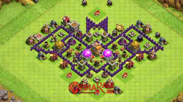 Base COC TH 7 Base COC TH 7, formasi coc th 7, tata letak coc th 7