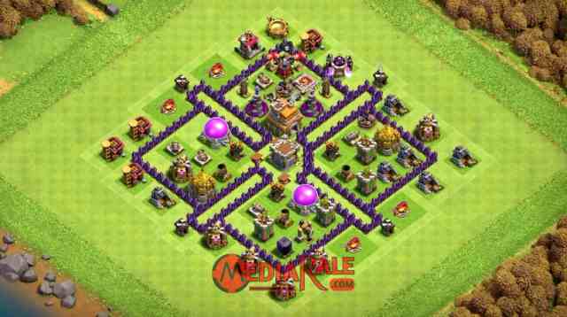Base COC TH 7 Base COC TH 7, formasi coc th 7, tata letak coc th 7