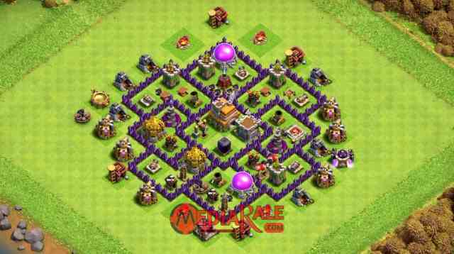 Base COC TH 7 Base COC TH 7, formasi coc th 7, tata letak coc th 7