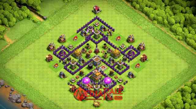 Base COC TH 7 Base COC TH 7, formasi coc th 7, tata letak coc th 7