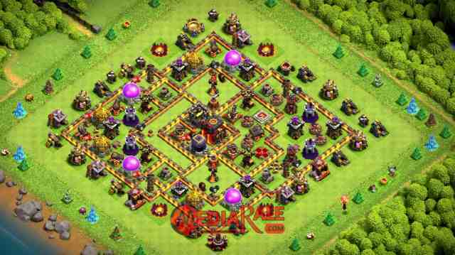 Base COC TH 10 Base COC TH 10, formasi coc th 10, tata letak coc th 10