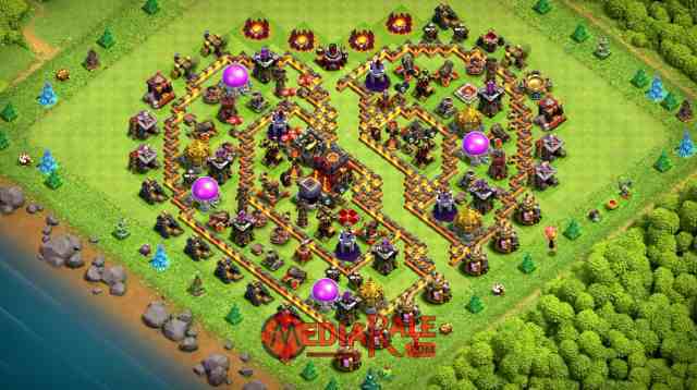 Base COC TH 10 Base COC TH 10, formasi coc th 10, tata letak coc th 10