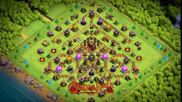 Base COC TH 10 Base COC TH 10, formasi coc th 10, tata letak coc th 10