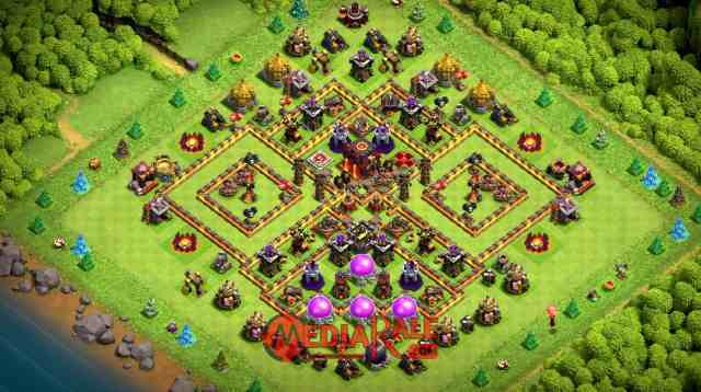 Base COC TH 10 Base COC TH 10, formasi coc th 10, tata letak coc th 10