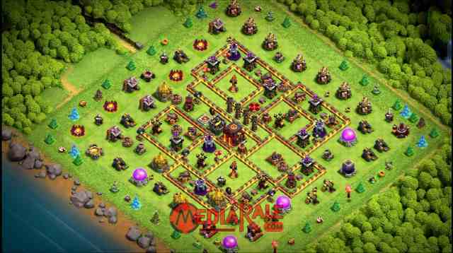 Base COC TH 10 Base COC TH 10, formasi coc th 10, tata letak coc th 10