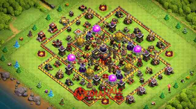 Base COC TH 10 Base COC TH 10, formasi coc th 10, tata letak coc th 10