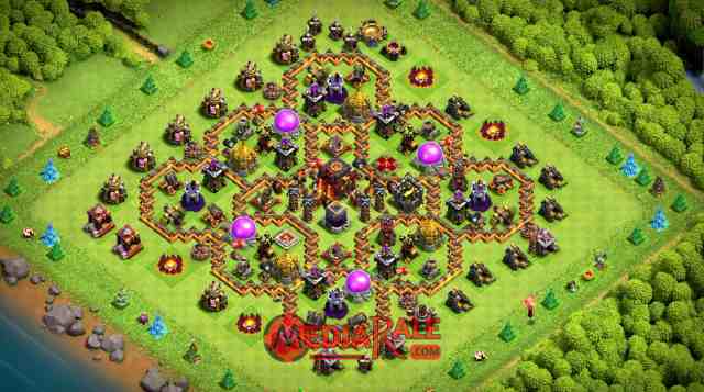 Base COC TH 10 Base COC TH 10, formasi coc th 10, tata letak coc th 10