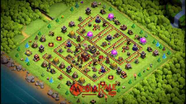 Base COC TH 10 Base COC TH 10, formasi coc th 10, tata letak coc th 10