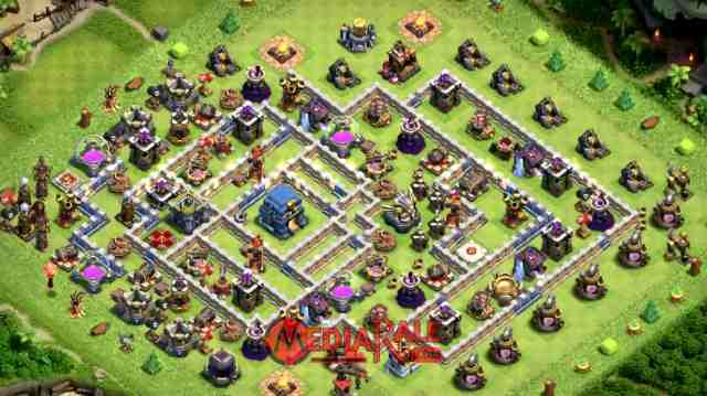 Base coc th 12 Base COC TH 12, formasi coc th 12, tata letak coc th 12