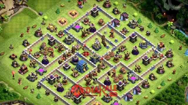 Base coc th 12 Base COC TH 12, formasi coc th 12, tata letak coc th 12