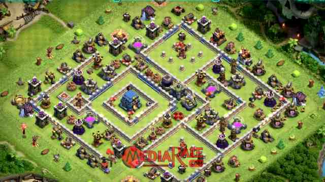 Base coc th 12 Base COC TH 12, formasi coc th 12, tata letak coc th 12