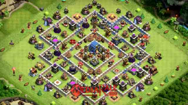 Base coc th 12 Base COC TH 12, formasi coc th 12, tata letak coc th 12