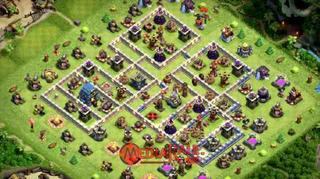 Base coc th 12 Base COC TH 12, formasi coc th 12, tata letak coc th 12