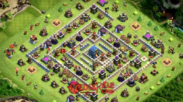 Base coc th 12 Base COC TH 12, formasi coc th 12, tata letak coc th 12