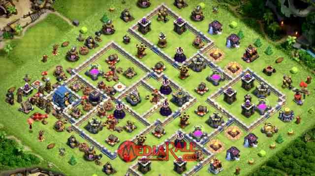 Base coc th 12 Base COC TH 12, formasi coc th 12, tata letak coc th 12