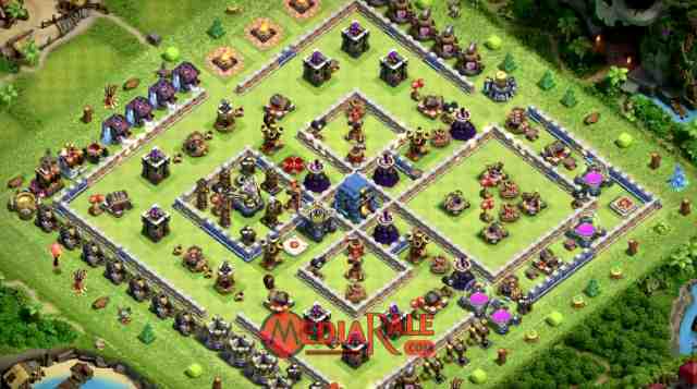 Base coc th 12 Base COC TH 12, formasi coc th 12, tata letak coc th 12