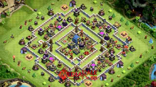Base coc th 12 Base COC TH 12, formasi coc th 12, tata letak coc th 12