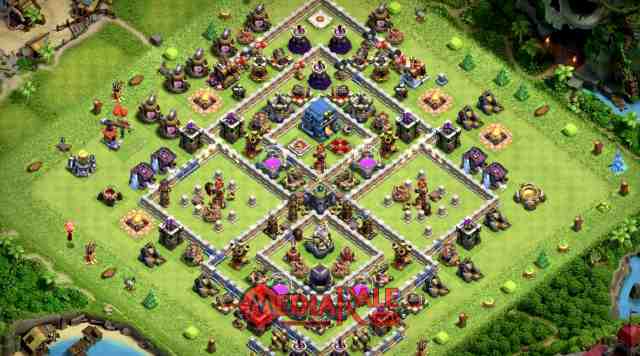 Base coc th 12 Base COC TH 12, formasi coc th 12, tata letak coc th 12