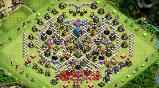 Base coc th 12 Base COC TH 12, formasi coc th 12, tata letak coc th 12