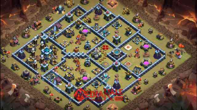 Base coc th 12 Base COC TH 13, formasi coc th 13, tata letak coc th 13