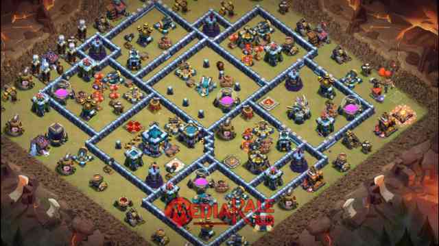 Base coc th 12 Base COC TH 13, formasi coc th 13, tata letak coc th 13