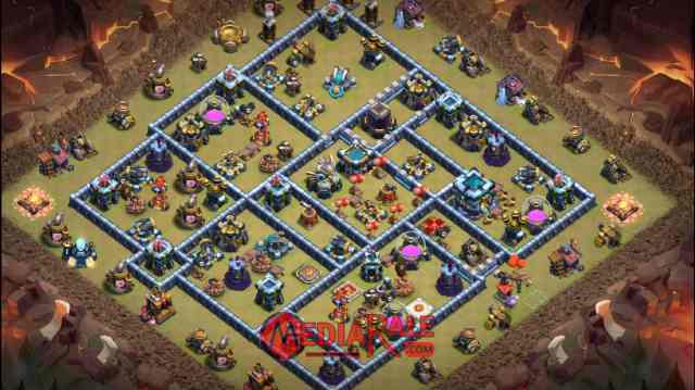 Base coc th 12 Base COC TH 13, formasi coc th 13, tata letak coc th 13