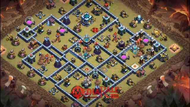 Base coc th 12 Base COC TH 13, formasi coc th 13, tata letak coc th 13