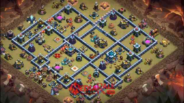 Base coc th 12 Base COC TH 13, formasi coc th 13, tata letak coc th 13