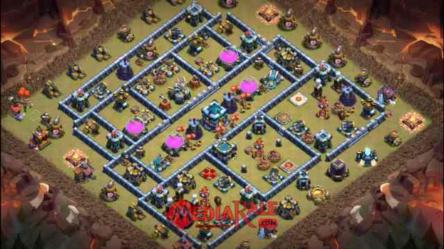 Base coc th 12 Base COC TH 13, formasi coc th 13, tata letak coc th 13