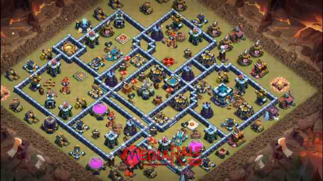 Base coc th 12 Base COC TH 13, formasi coc th 13, tata letak coc th 13