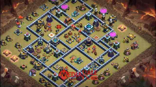 Base coc th 12 Base COC TH 13, formasi coc th 13, tata letak coc th 13