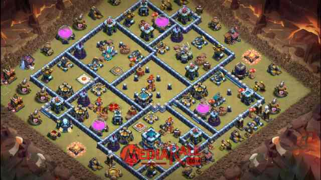 Base coc th 12 Base COC TH 13, formasi coc th 13, tata letak coc th 13