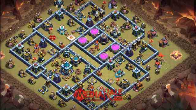 Base coc th 12 Base COC TH 13, formasi coc th 13, tata letak coc th 13