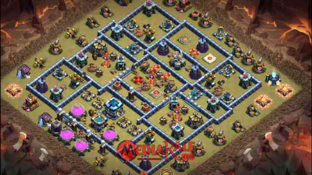 Base coc th 12 Base COC TH 13, formasi coc th 13, tata letak coc th 13