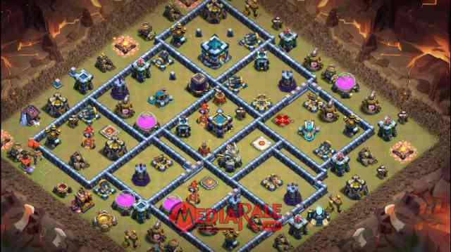 Base coc th 12 Base COC TH 13, formasi coc th 13, tata letak coc th 13